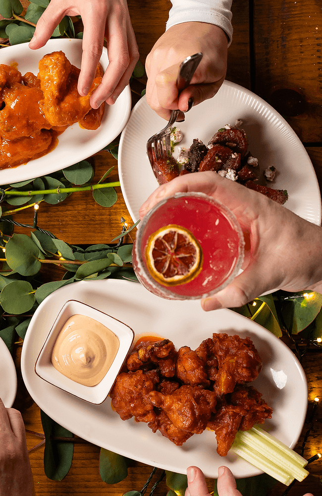 Dessert plate at Coqbull